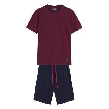 Pijama barbati Dive  bordo bleumarin