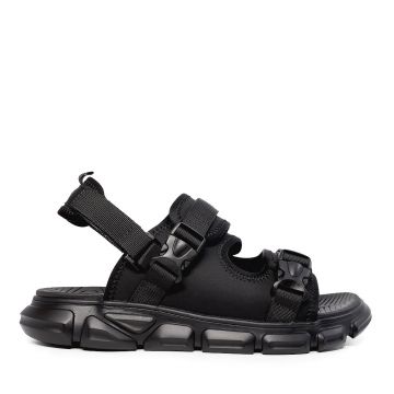 Sandale bărbați Benvenuti negre din piele 3857BS459N