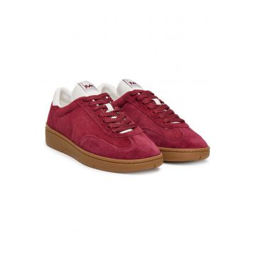 Tenisi barbati  Mulberry 691 - piele naturala - rosu