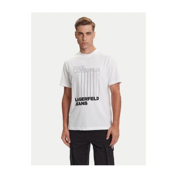 Tricou barbati  alb - bumbac