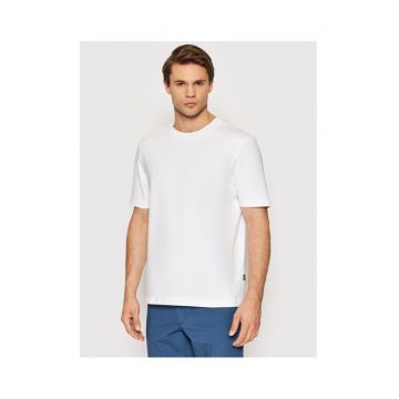 Tricou barbati  alb - bumbac -