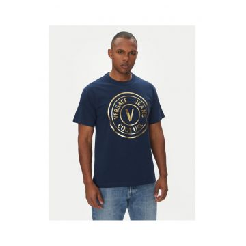 Tricou barbati  bumbac - albastru