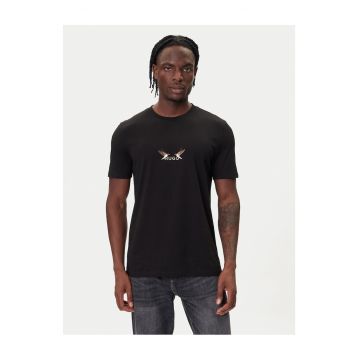 Tricou barbati  negru - bumbac -