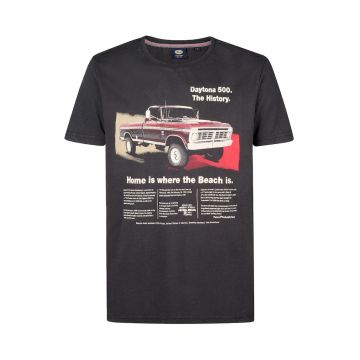 Tricou barbati -  negru - bumbac