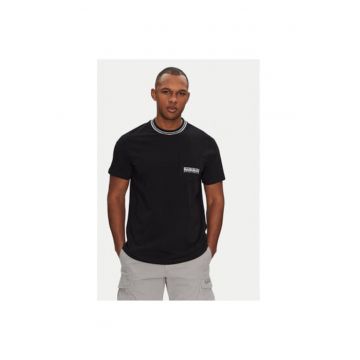 Tricou barbati  NP0A4IEJ9411 - Bumbac - Negru - Negru