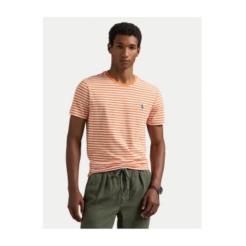 Tricou barbati  portocaliu - bumbac -