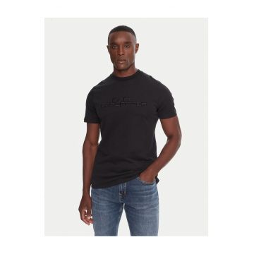 Tricou barbati  uni - negru - bumbac