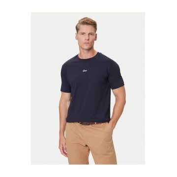 Tricou  bleumarin pentru barbati - Alb