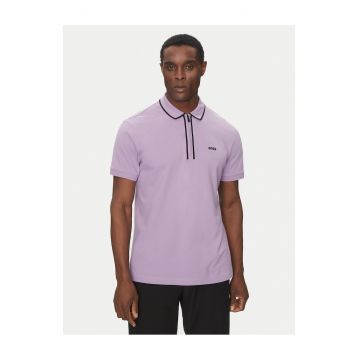 Tricou polo barbati  mov - bumbac