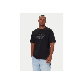 Tricou sport pentru barbati -  negru - bumbac