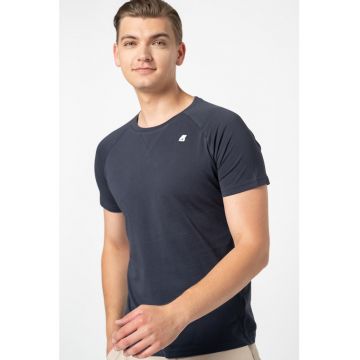 Tricou slim fit cu aplicatie logo Edwing