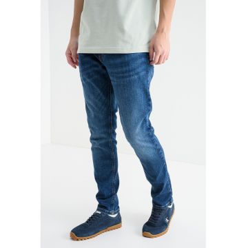Blugi slim fit - Albastru inchis