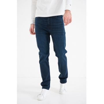 Blugi slim fit - Albastru petrol