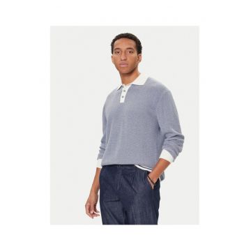 Bluza Polo barbati -  albastru - 100% bumbac -