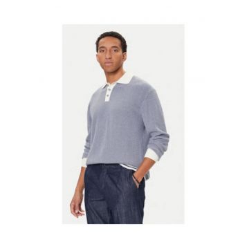 Bluza Polo barbati -  albastru - 100% bumbac -