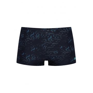 Boxeri de baie Zaroth  Albastru inchis - negru - Negru