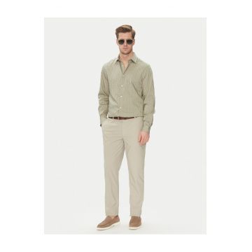 Camasa barbati  verde - bumbac