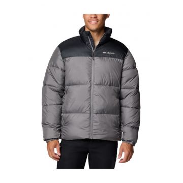 Geaca bufanta cu aspect matlasat Puffect III - Gri