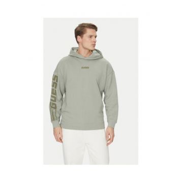 Hanorac cu maneci cazute si banda laterala logo