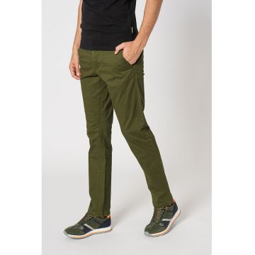 Pantaloni chino Mana Wint - Verde padure