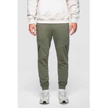 Pantaloni conici cu snur - Verde masliniu inchis