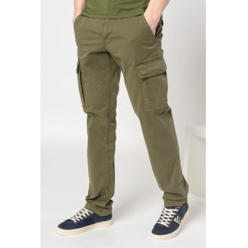 Pantaloni lungi cargo Moto 3 - Kaki