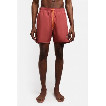 Pantaloni scurti de baie cu buzunare Verney - Rosu stins