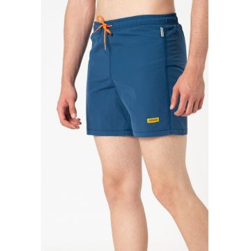 Pantaloni scurti de baie cu snur Villa - Albastru petrol