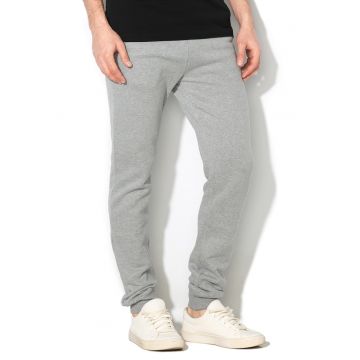 Pantaloni sport cu captuseala din fleece Mamou - Gri deschis