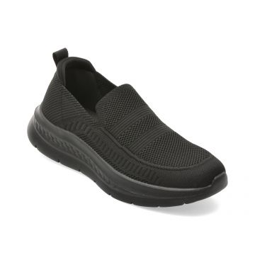 Pantofi sport BITE THE BULLET negri, HCQ25, din material textil