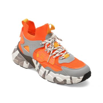 Pantofi sport BITE THE BULLET portocalii, 23168, din material textil