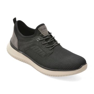 Pantofi sport RIEKER negri, B9651, din material textil