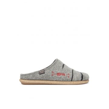 Papuci  barbati - gri - model Charlie