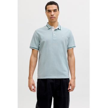 Set de tricouri polo cu croiala slim fit Paul - 2 piese - Albastru prafuit/Albastru glaciar