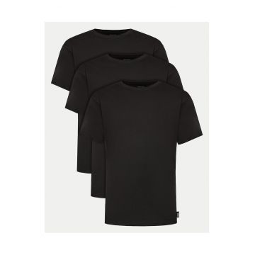 Set tricouri barbatesti  negru - bumbac -