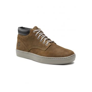 Tenisi barbati  model Adventure 2.0 - piele naturala - culoare olive