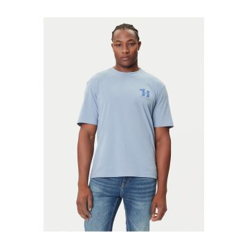 Tricou barbati  albastru deschis - bumbac -