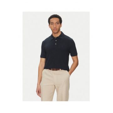 Tricou barbati  bleumarin - bumbac - stil polo