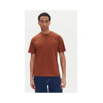 Tricou barbati -  bumbac 100% - maro -