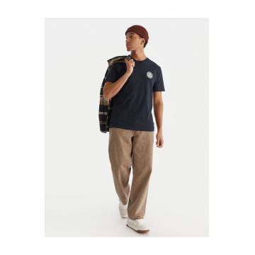 Tricou barbati  culoare bleumarin - bumbac