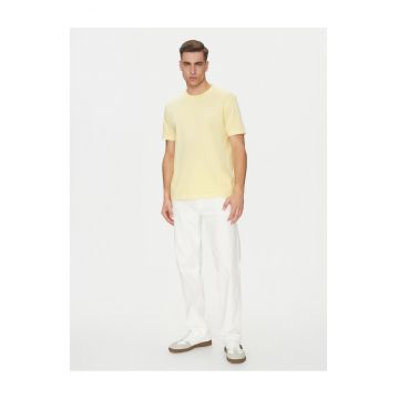 Tricou barbati  galben - bumbac
