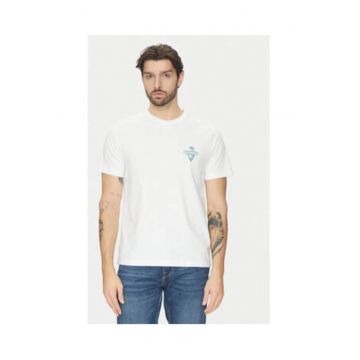 Tricou clasic cu decolteu rotund - Alb