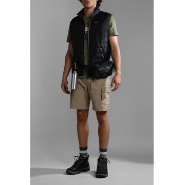 Tricou de bumbac cu imprimeu logo S-Ayas - Kaki