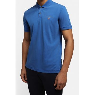 Tricou polo cu logo Elbas - Albastru royal