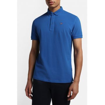 Tricou polo de bumbac Eolanos - Albastru