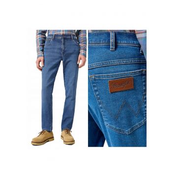 Blugi Albastri Straight Fit - Albastru