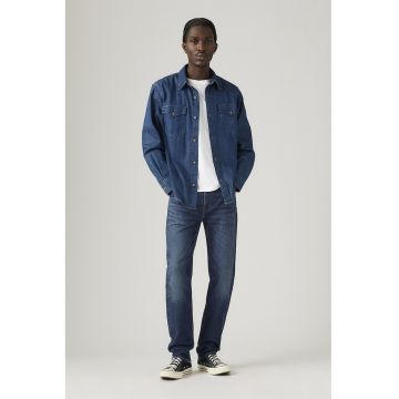 Blugi cu croiala conica si talie medie 502™ - Albastru inchis