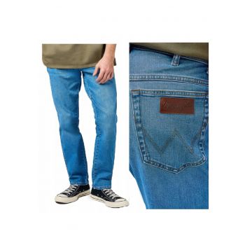 Blugi Slim Fit Talie Medie - Albastru