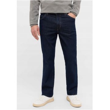 Blugi Straight Fit Talie Medie - Albastru