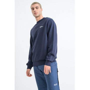 Bluza de trening din bumbac organic Essential - Albastru ultramarin